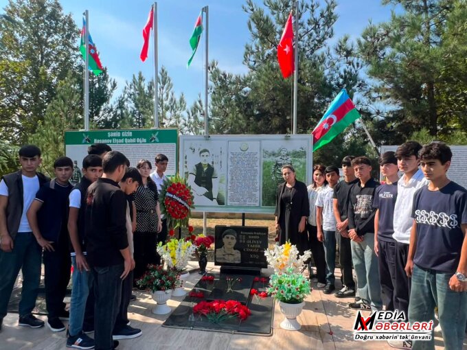 Şəhid Tahir Əliyev ziyarət olunub