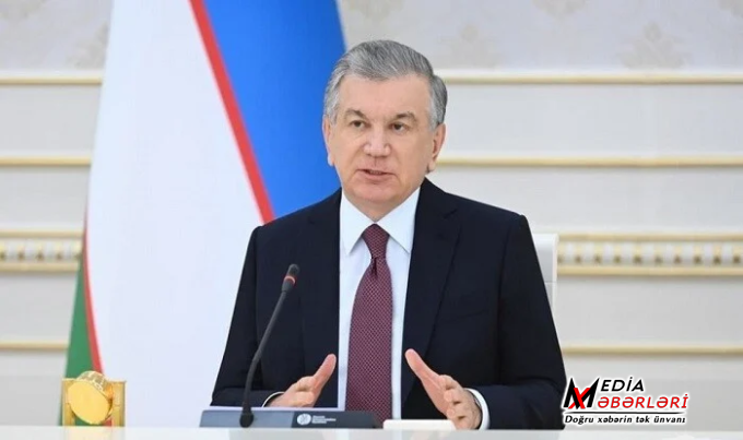Şövkət Mirziyayev Azərbaycana gəlir Şövkət Mirziyayev Azərbaycana gəlir