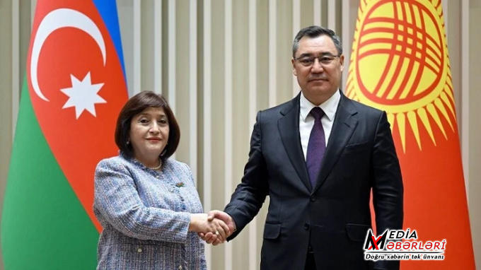 Sahibə Qafarova Qırğızıstan prezidenti ilə görüşdü