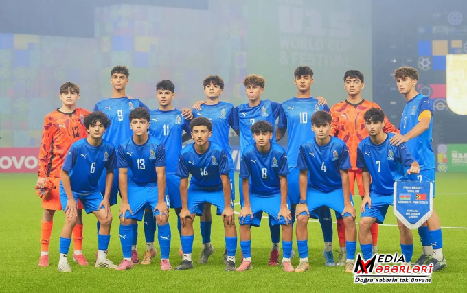 Azərbaycanın U-15 millisi dünya çempionatında növbəti qələbəsini qazandı