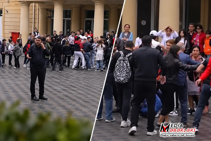 Jurnalistlərin döyüldüyü məktəbin direktor müavini danışdı: "Kənar adam olmayıb, hamısı məktəblilərdir"