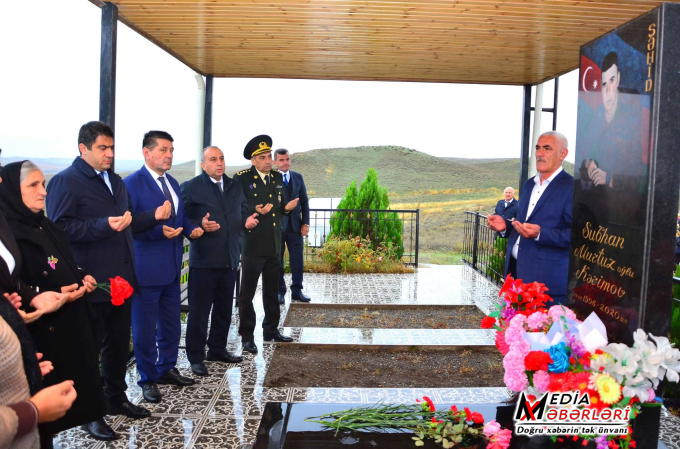 Ağstafada qəhrəman şəhidlərimizin məzarları ziyarət olunaraq əziz xatirələri böyük ehtiramla yad edilib